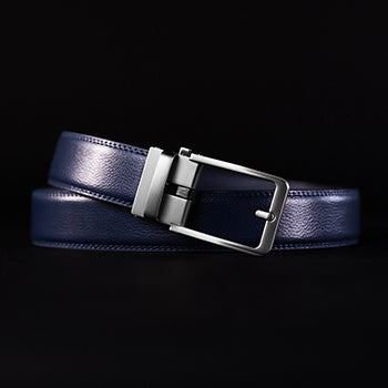 mens belt blue